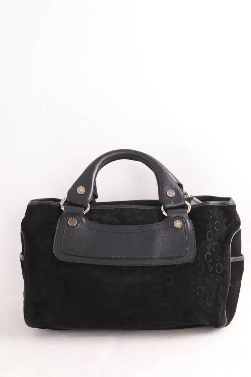 Sac à main Celine C Macadam Boogie  Noir en Daim