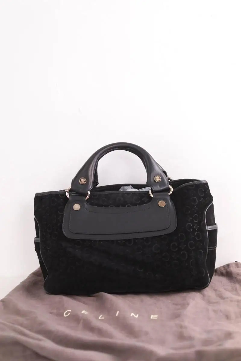 Sac à main Celine C Macadam Boogie  Noir en Daim