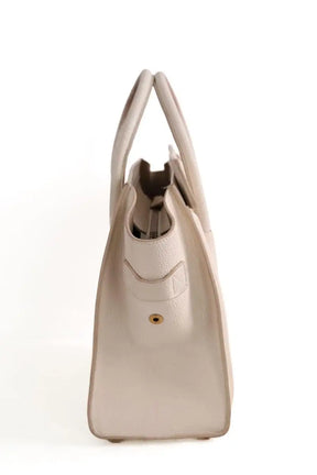 Sac à main Celine Cabas Luggage  Ecru en Cuir