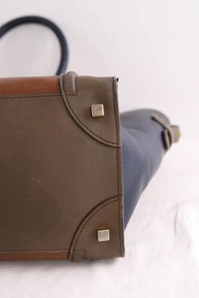 Sac à main Celine Cabas Luggage Marron en Cuir