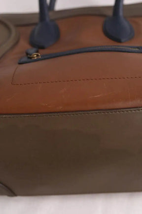 Sac à main Celine Cabas Luggage Marron en Cuir