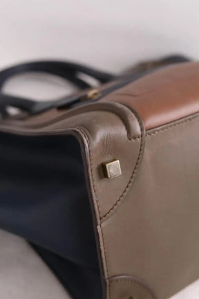 Sac à main Celine Cabas Luggage Marron en Cuir