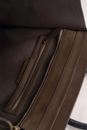 Sac à main Celine Cabas Luggage Marron en Cuir
