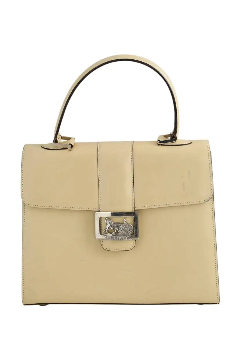 Sac à main Celine Crécy Beige en Cuir verni - Seconde Main