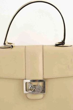 Sac à main Celine Crécy Beige en Cuir verni