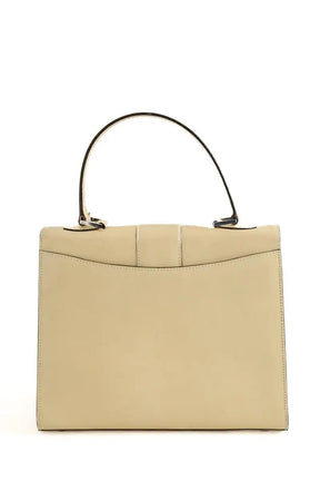 Sac à main Celine Crécy Beige en Cuir verni