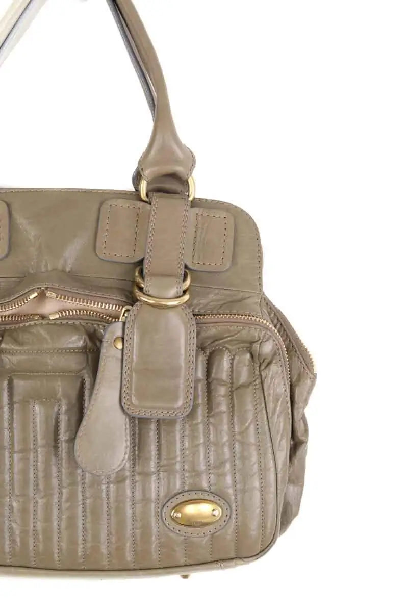 Sac à main Chloé Kaki en Cuir