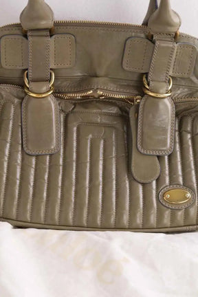 Sac à main Chloé Kaki en Cuir