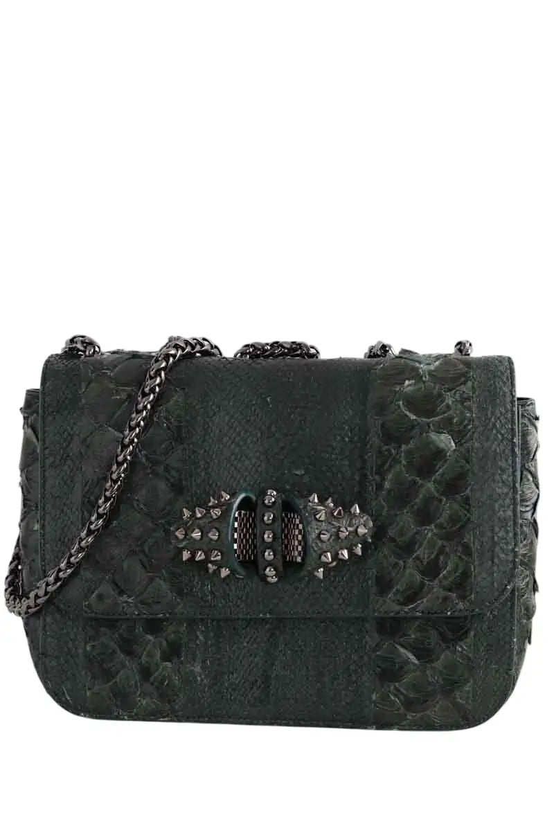 Sac à main Christian Louboutin Vert en Cuirs exotiques - Seconde Main