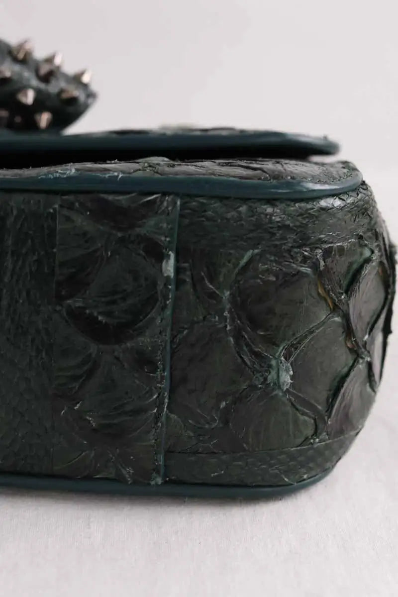 Sac à main Christian Louboutin Vert en Cuirs exotiques