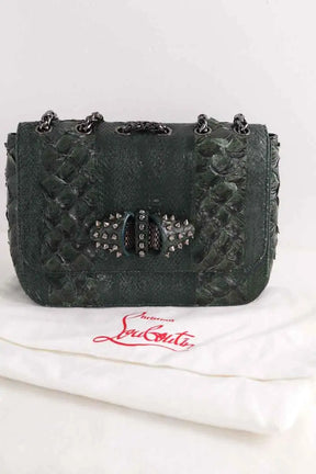 Sac à main Christian Louboutin Vert en Cuirs exotiques