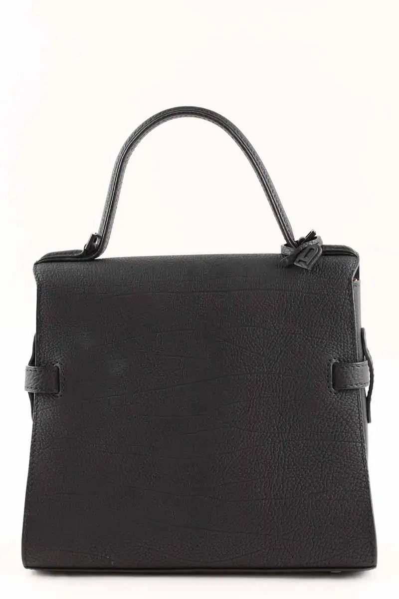 Sac à main Delvaux Tempête PM Noir en Cuir