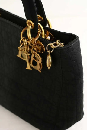 Sac à main Dior Noir en Tissu