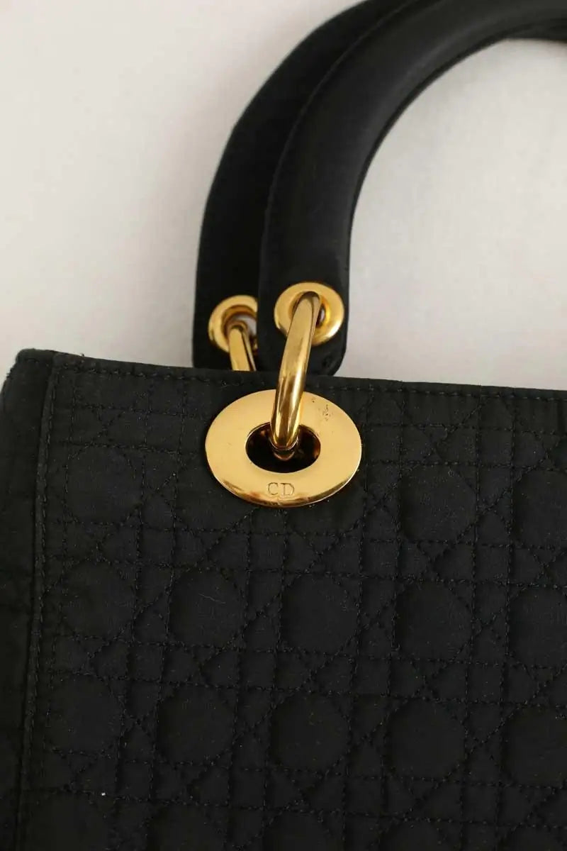 Sac à main Dior Noir en Tissu