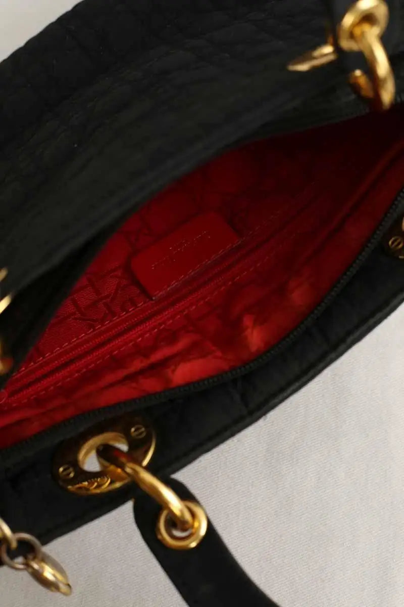 Sac à main Dior Noir en Tissu
