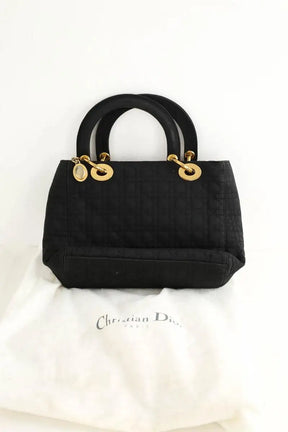 Sac à main Dior Noir en Tissu