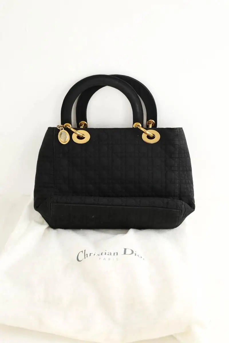 Sac à main Dior Noir en Tissu