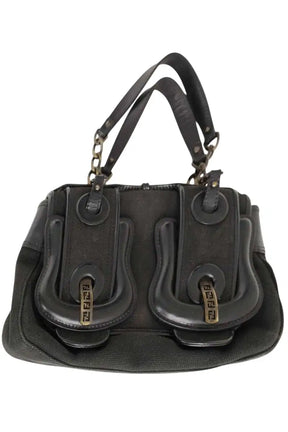 Sac à main Fendi Noir en Coton - Seconde Main