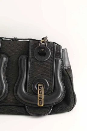 Sac à main Fendi Noir en Coton