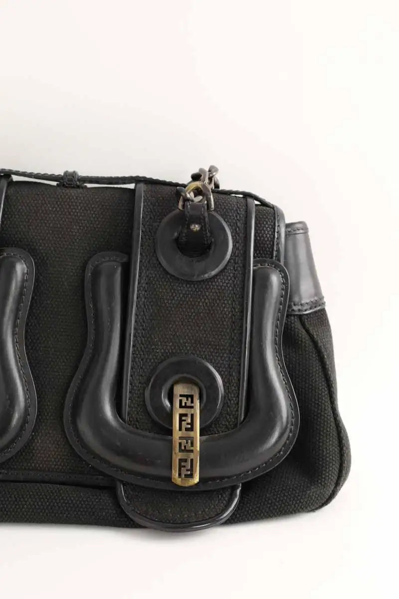 Sac à main Fendi Noir en Coton