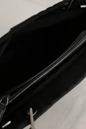 Sac à main Gucci Bamboo Noir en Tissu