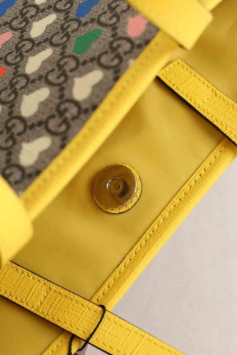 Sac à main Gucci Jaune en Cuir