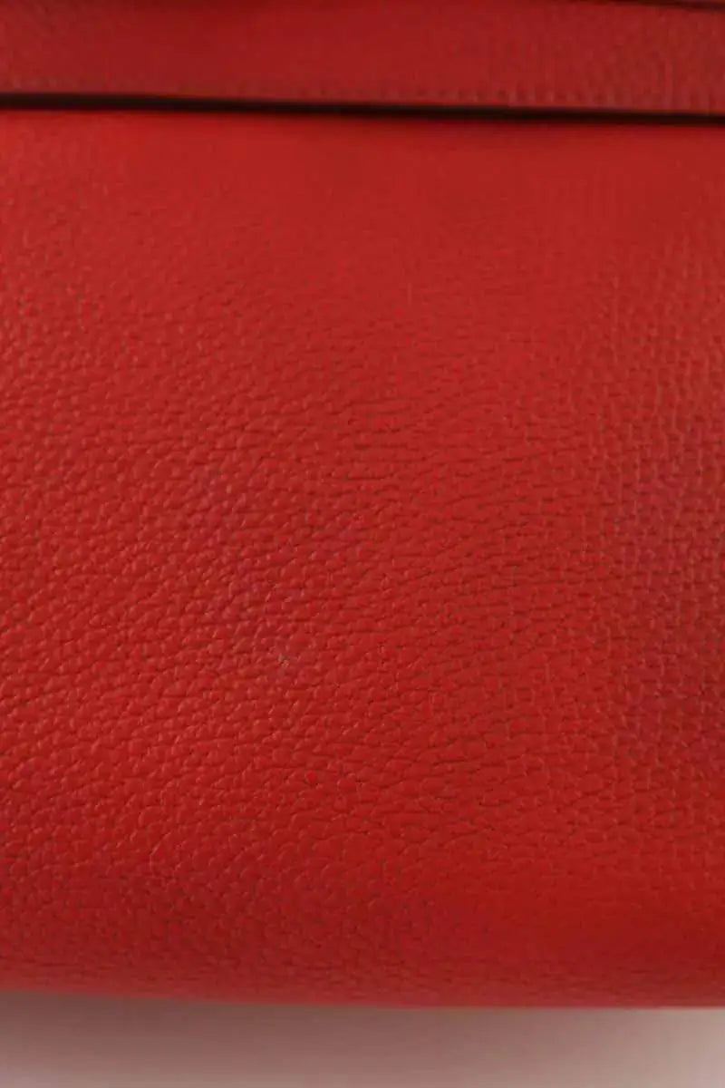 Sac à main Hermès Kelly 32 Rouge en Cuir