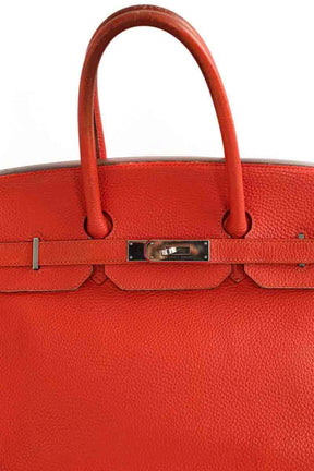 Sac à main Hermès Rouge en Cuir