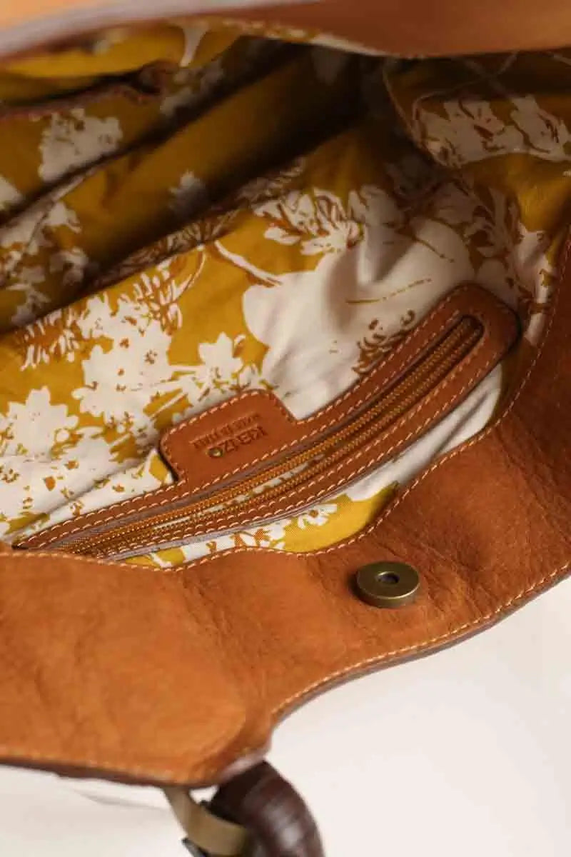 Sac à main Kenzo Camel en Cuir
