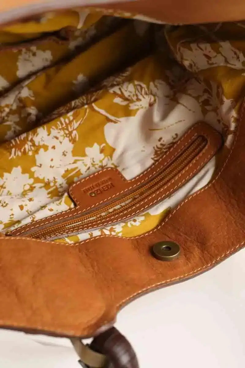 Sac à main Kenzo Camel en Cuir