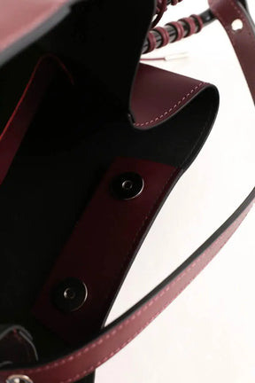 Sac à main Kitesy Martin Studio Bordeaux en Cuir