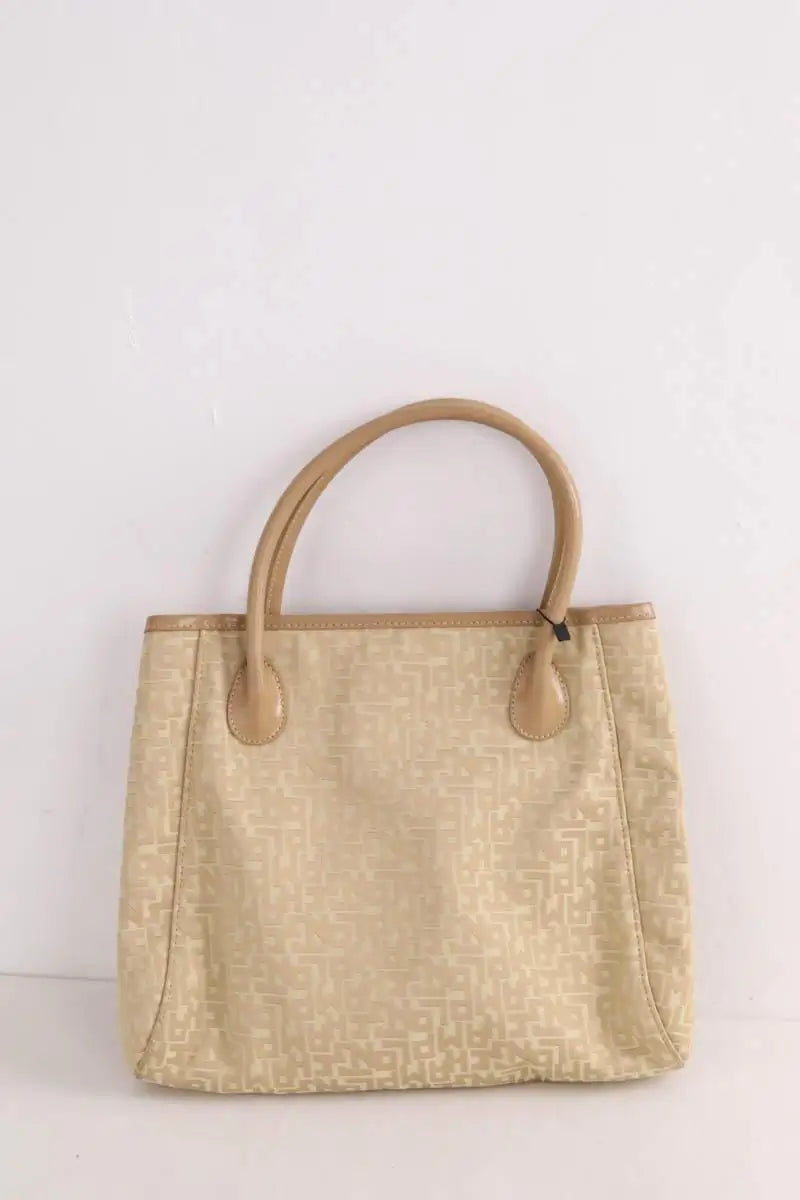 Sac à main Longchamp Beige en Tissu