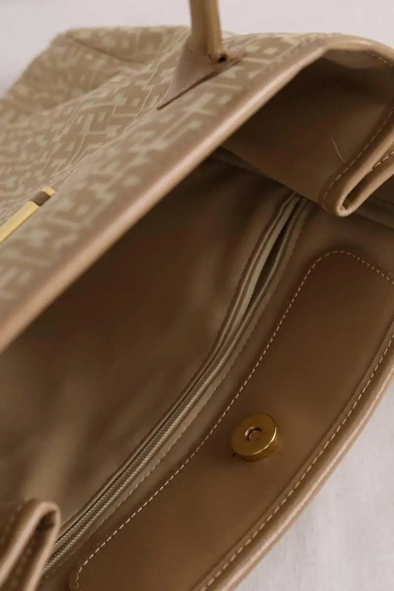 Sac à main Longchamp Beige en Tissu