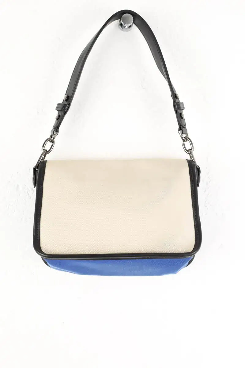 Sac à main Longchamp Bleu en Tissu