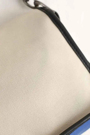 Sac à main Longchamp Bleu en Tissu