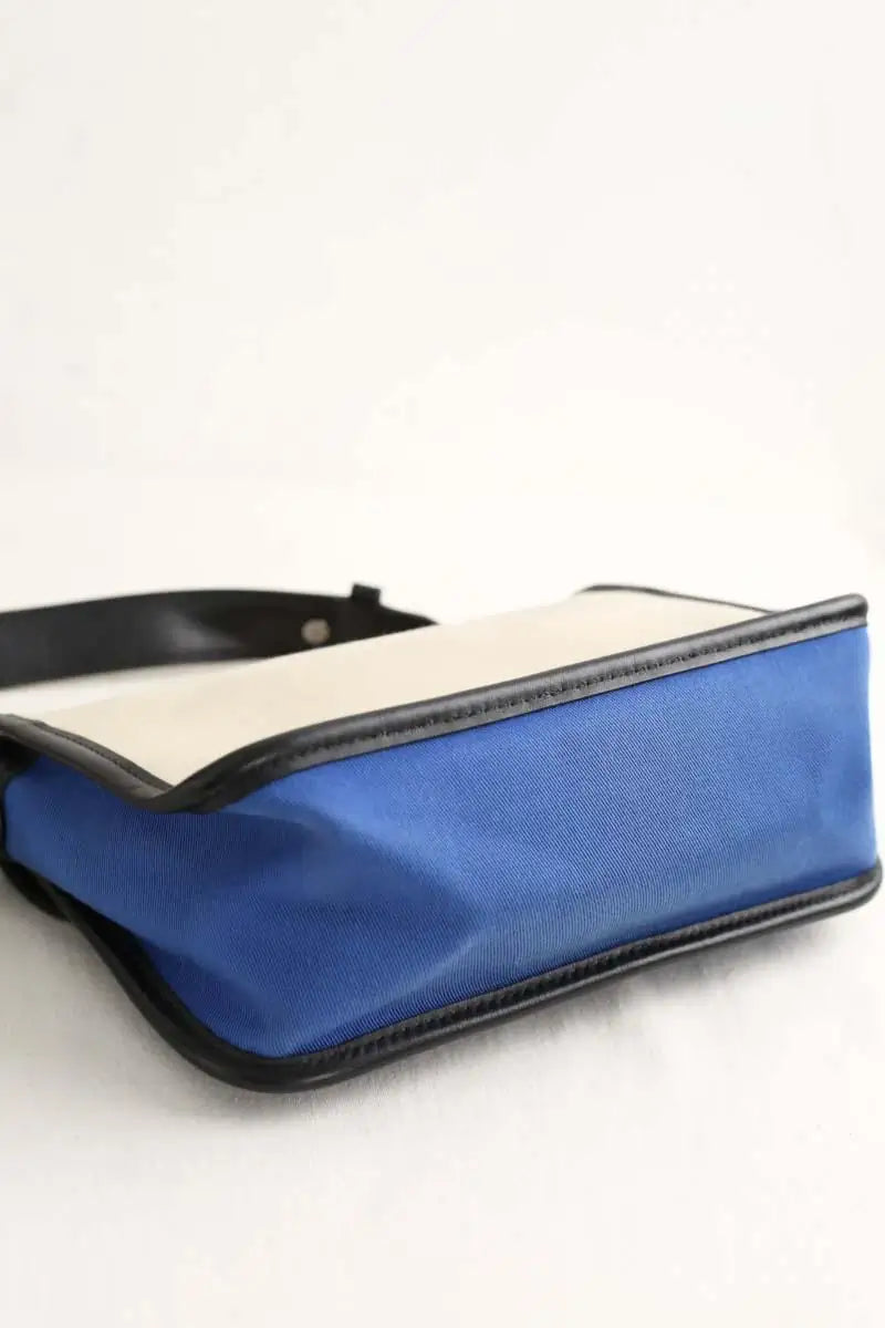 Sac à main Longchamp Bleu en Tissu