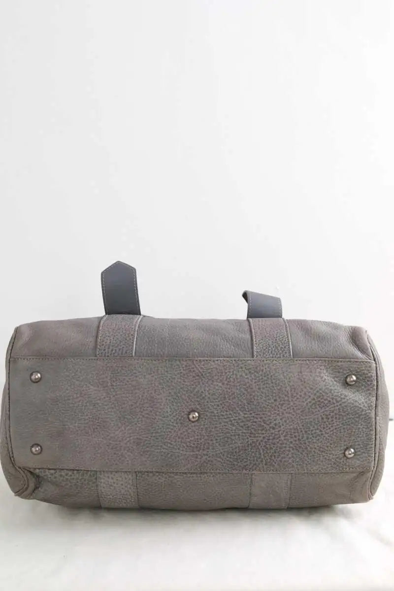 Sac à main Longchamp Gris en Cuir