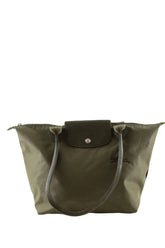 Sac à main Longchamp Kaki en Tissu - Seconde Main