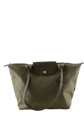 Sac à main Longchamp Kaki en Tissu - Seconde Main