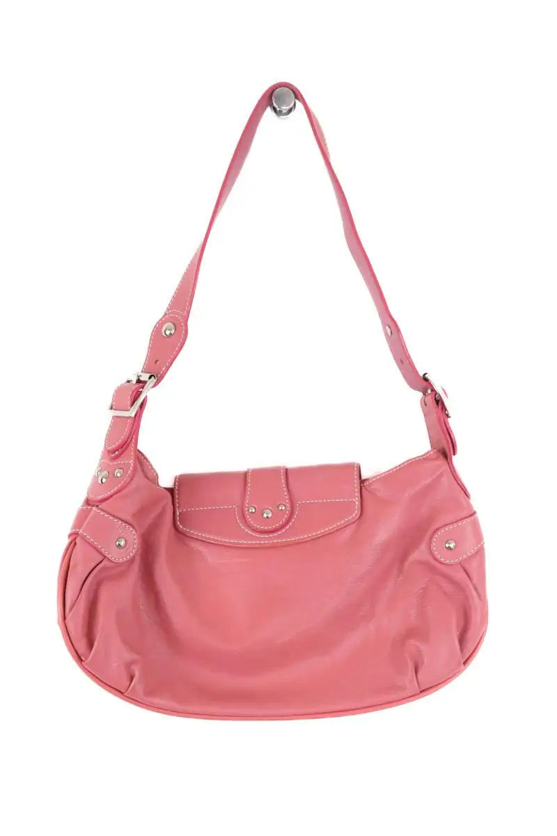 Sac à main Longchamp Rose en Cuir