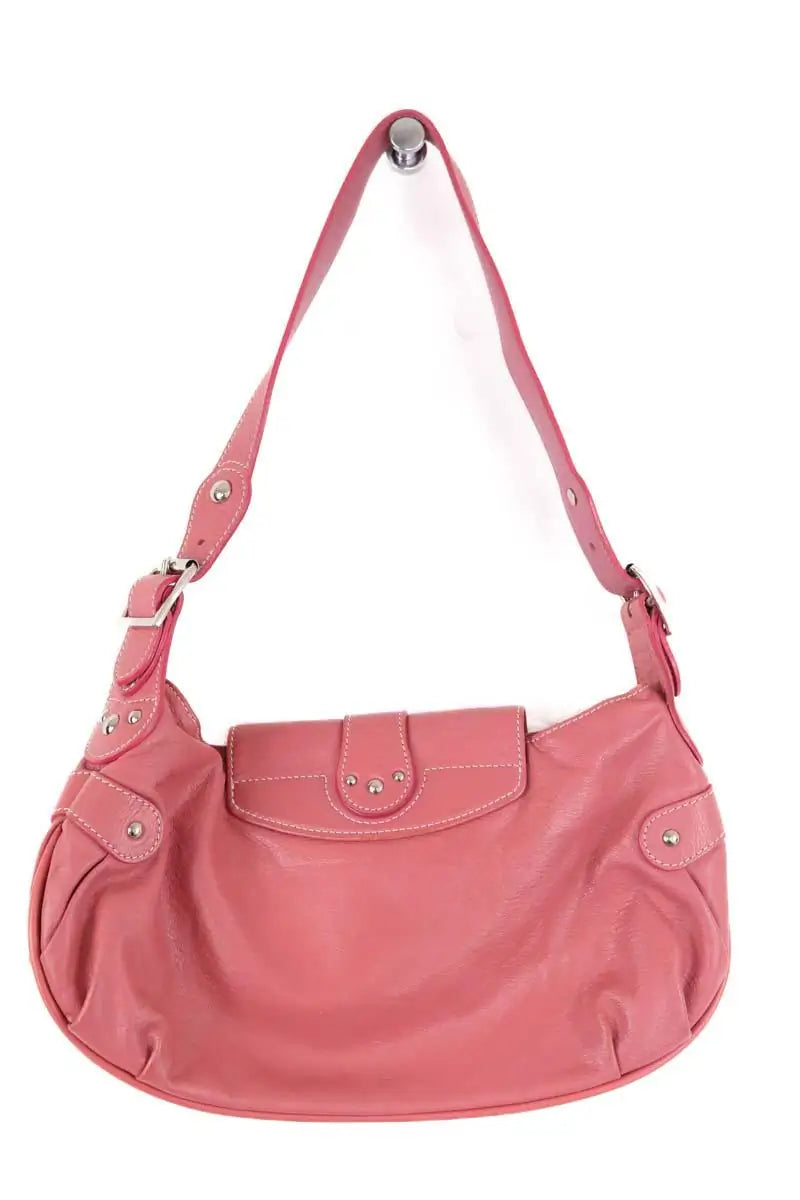 Sac à main Longchamp Rose en Cuir