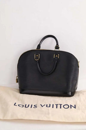 Sac à main Louis Vuitton Alma  Noir en Cuir