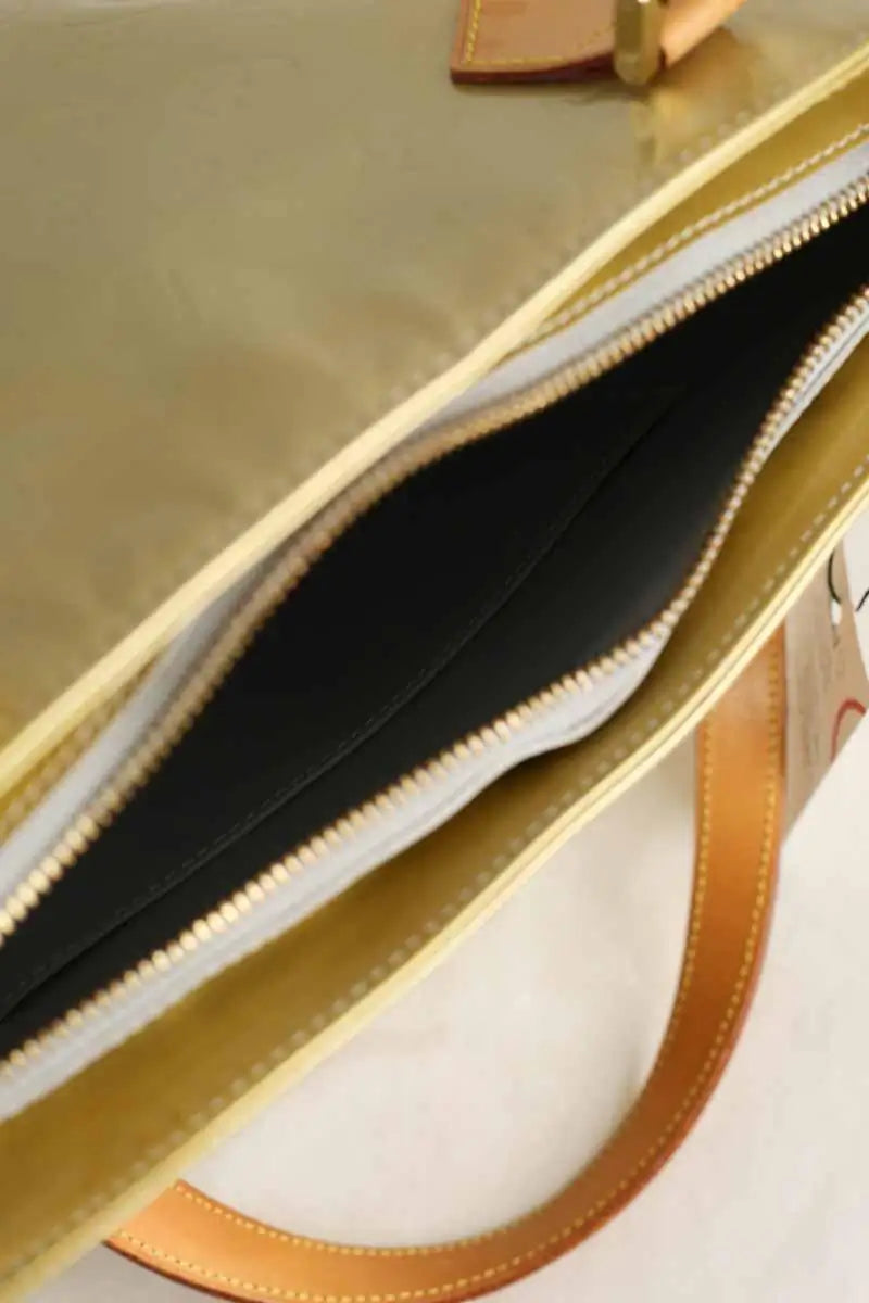 Sac à main Louis Vuitton Reade Doré en Cuir