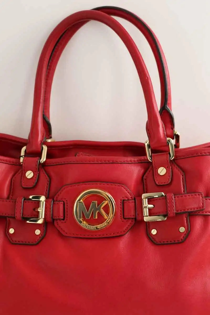 Sac à main Michael Kors Rouge en Cuir