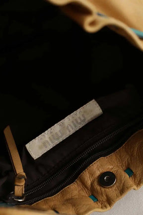 Sac à main Miu Miu Beige en Cuir