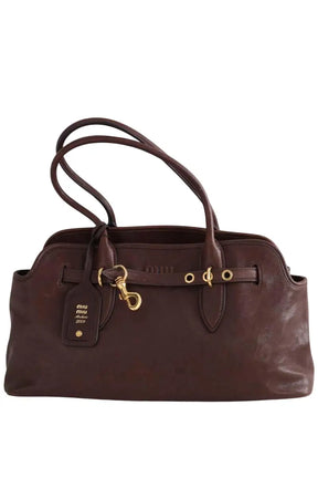 Sac à main Miu Miu Marron en Cuir - Seconde Main