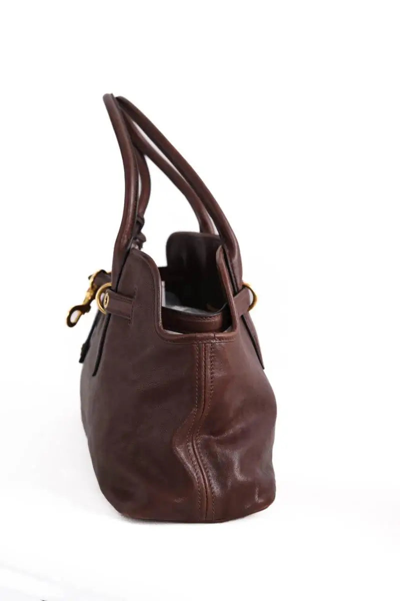 Sac à main Miu Miu Marron en Cuir