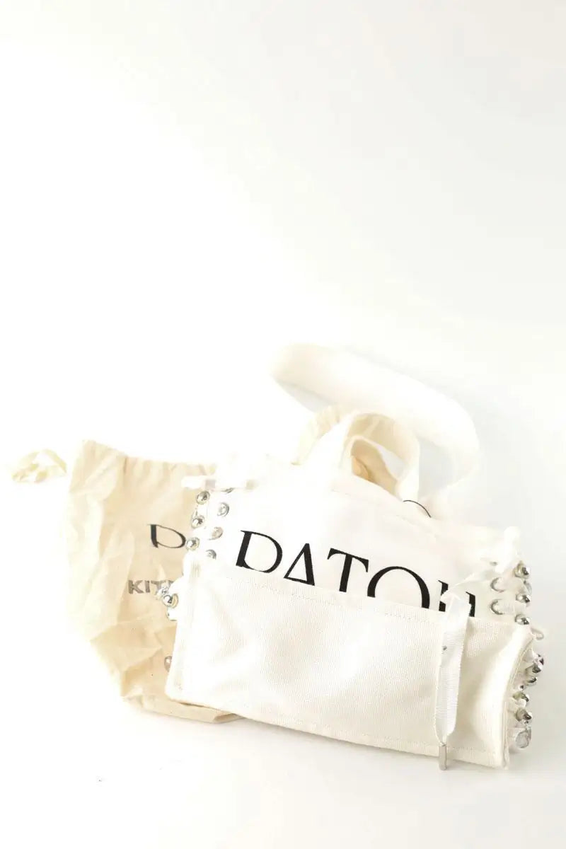 Sac à main Patou Blanc en Tissu