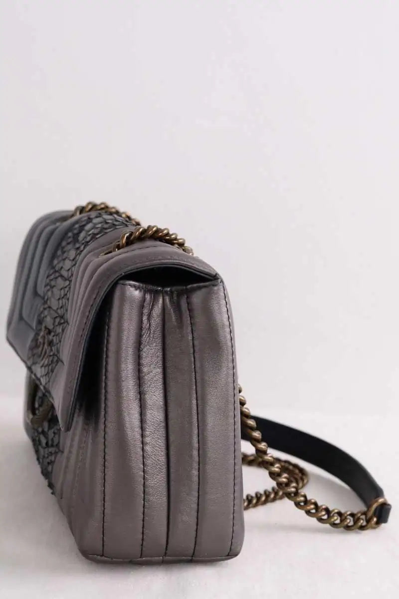 Sac à main Pinko Gris en Cuir