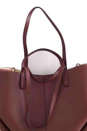 Sac à main Polène Cyme Bordeaux en Cuir
